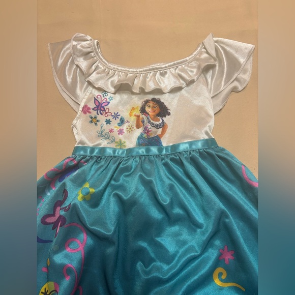 Disney's Encanto Toddler Girl "Encanto Garden" Fantasy Night Gown Size 3T Pajama - Picture 6 of 16